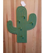 CACTUS Wall Hanging With Pegs Unique Novelty Wall Decor - £11.30 GBP