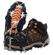 Crampons Ice Cleats for Hiking Boots and Shoes, Anti Slip Walk Traction ... - £10.89 GBP