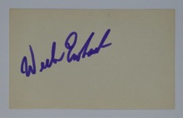 Weeb Ewbank Signed 3x5 Index Card Coach New York Jets Autographed HOF - £14.97 GBP