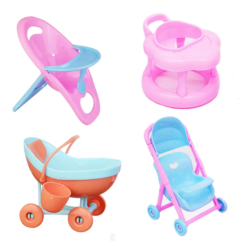 4-6 inch Baby Doll Accessories Stroller Dinner Table Dollhouse Miniature Items - £8.70 GBP+