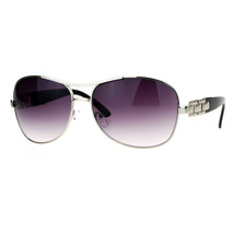 Unique Shape Pilot Sunglasses Women&#39;s Luxury Chain Design UV400 - £8.03 GBP