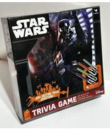Star Wars Trivia Board Game with Lightsaber Family Game Darth Vader Disn... - $20.00