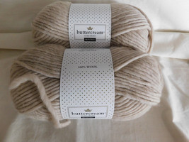 Buttercream Luxe Craft Roving Aran lot of 2 Dye Lot 632915 - $17.98