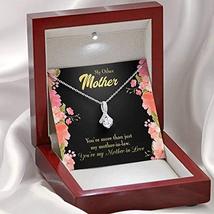 Express Your Love Gifts Mother-in-Law Necklace Not Just Mother-in-Law Eternity R - £50.59 GBP