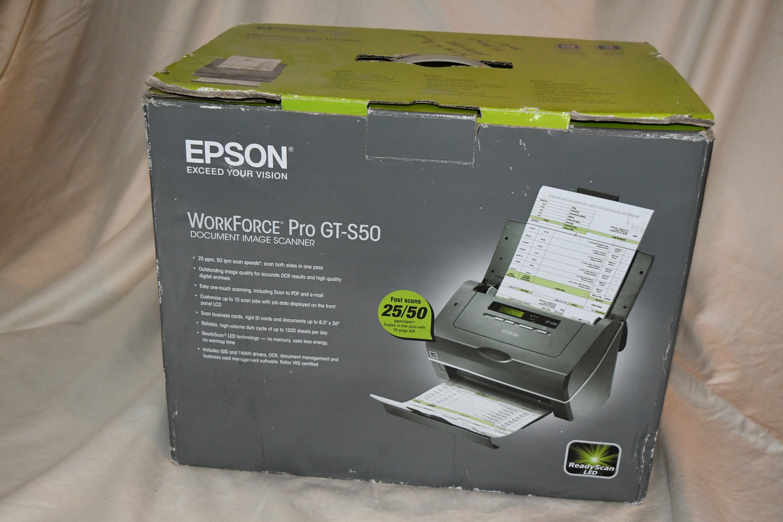 Primary image for Epson WorkForce B11B194011 Pro GT-S50 Document Scanner New 515c3 3/23