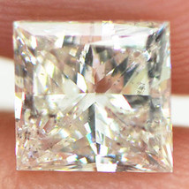 Princess Cut Diamond Certified 1 Carat F/SI2 Loose Natural Enhanced 5.58X5.45 MM - £1,002.29 GBP