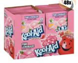Full Box 48x Packets Kool-Aid Pink Lemonade Soft Drink Mix | Caffeine Fr... - $26.21