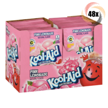Full Box 48x Packets Kool-Aid Pink Lemonade Soft Drink Mix | Caffeine Free | - £20.52 GBP