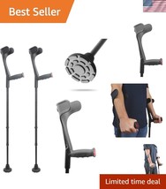 Forearm Crutches for Adults with Non-Slip Tips - Perfect for Rehabilitation - $89.99