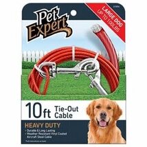 WESTMINSTER PET PRODUCTS Pet Expert 10&#39; Heavyweight Tie-Out Cable for Do... - $34.61 CAD
