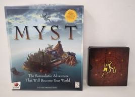 Myst Big Box PC CD-Rom Computer Game &amp; Bonus Riven Tested Working - £23.26 GBP