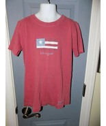 Life Is Good Shirt American Flag Short Sleeve Shirt Size S (5-6) Boy&#39;s EUC - €18,04 EUR