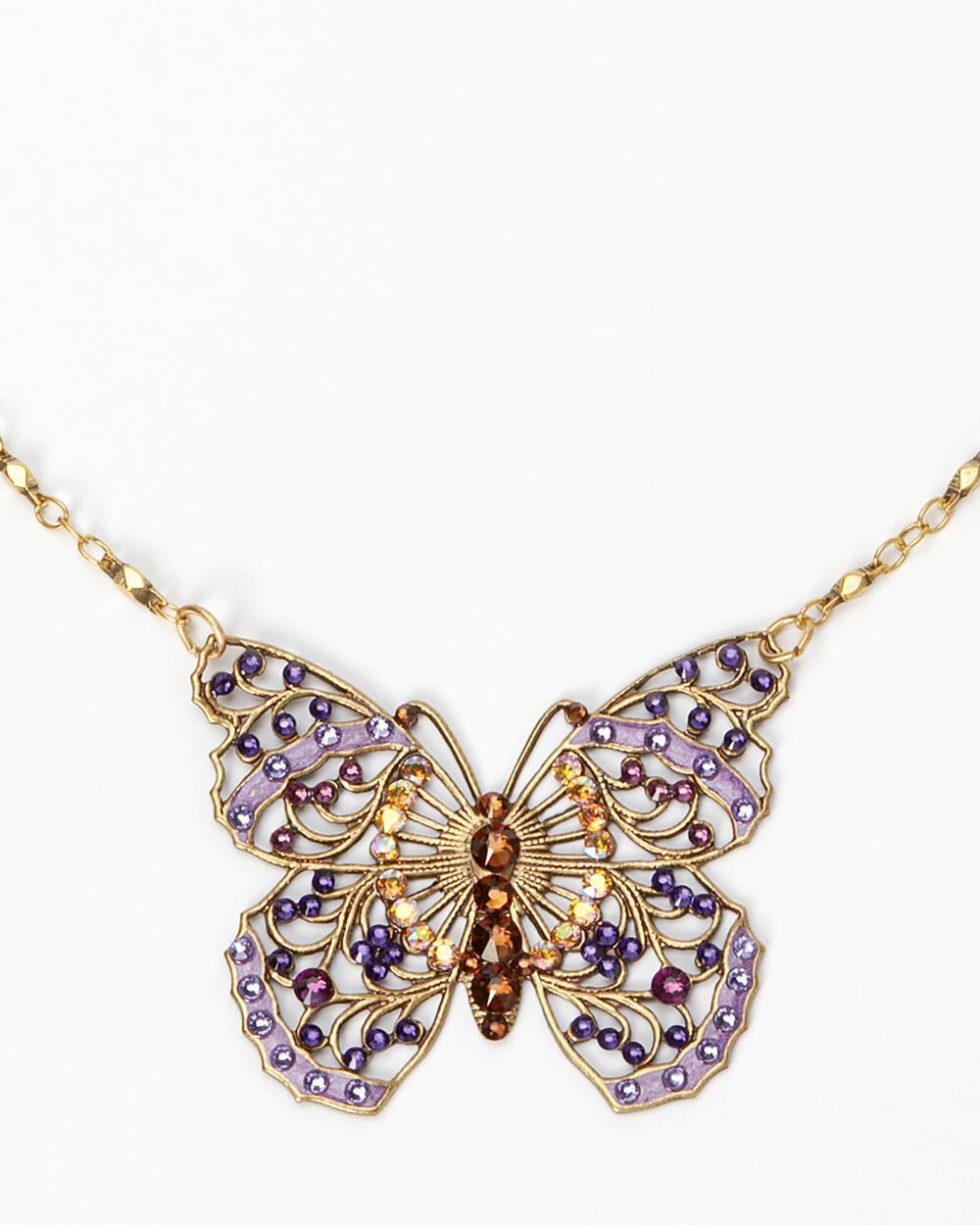 Smithsonian Filigree Butterfly Necklace by Anne Koplik FREE SHIPPING! - $64.99