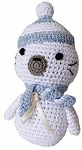 Knit Knacks Sammy the Seal Organic Cotton Small Dog Toy - Teeth Cleaning - £11.89 GBP