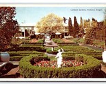 Italian Court Lambert Gardens Portland Oregon OR UNP Chrome Postcard T21 - £2.10 GBP