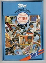 VINTAGE 1987 Surf Laundry Topps Baseball Card Chicago Cubs Book - £11.66 GBP