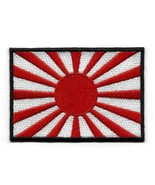 RISING SUN FLAG IRON ON PATCH 3&quot; Japanese Navy Embroidered Japan Kamikaz... - $91.61 MXN