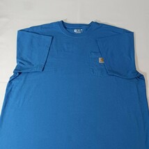Carhartt K87 H72 Loose Fit Men's Blue Cotton Blend Short Sleeve T-Shirt Size 2XL image 11