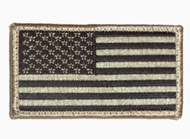 UNITED STATES MILITARY ARMY USAF FLAG PATCH 3.5&quot;X2&quot; HOOK &amp; LOOP MADE IN ... - $6.96
