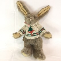 Boyds Bears Hare Marlena Easter Bunny Rabbit Carrot Sweater 1993 Retired Jointed - $28.70