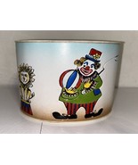 Vintage ARDCO Fine Quality Dallas Taiwan Circus Animals Plastic Oval Box - $369.33 MXN