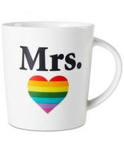 Set of 2 Pfaltzgraff Mrs. Heart Rainbow Mug Coffee cup - Brand New! - £12.65 GBP