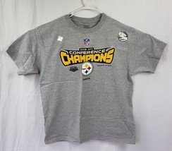 NEW w/ TAGS NWT 2008 Reebok Pittsburgh Steelers AFC Champs T-Shirt LG L - £15.56 GBP