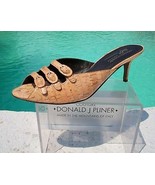 Donald Pliner Couture Gator Leather Shoe New 5 6 11 Sandal 3 Strap Buckl... - £198.39 GBP