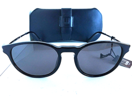 New Polarized Dunhill SRDH006 700P Black 52mm Round Men&#39;s Sunglasses G - £118.14 GBP