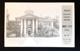 Pasco County Court House Antique Real Photo Postcard Rppc Dade City, Florida - £7.83 GBP