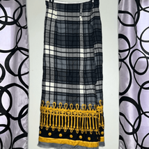 Mary Jane Marcasiano 100% wool wrap, skirt, size medium - $24.50