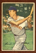Vintage Baseball Card 1952 Bowman #6 Virgil Red Stallcup Cincinnati Reds - £9.06 GBP
