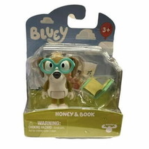 Bluey Figurine and 2 Accessories, Honey and Book - £11.79 GBP