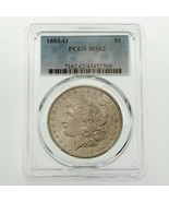 1885-O $1 Silver Morgan Dollar Graded by PCGS as MS-62! Gorgeous Coin - $108.90