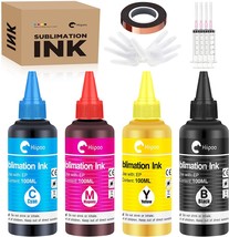 Hiipoo Sublimation Ink With Heat Tape Refill For Et2400 Xp4105 Xp4100, S... - $33.95