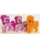 2010 My Little Pony Friendship is Magic Hasbro 2&quot; Pinky Pie 3 Mini Figur... - $6.78 CAD
