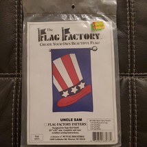 The Flag Factory Make Your Own DIY Garden Flag - Uncle Sam - Pattern 28&quot; X 49&quot; - £11.20 GBP