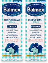Balmex Diaper Rash Cream 4 Oz. 2 Pack - £24.77 GBP