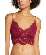 NWT Intimately Free People Celine Velvet Bralette SZ XS Mulberry Retails... - £10.11 GBP