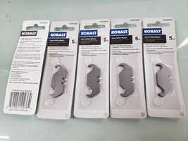 Kobalt Hook Utility Blades 5Ct. (2491093)---LOT OF 5 - $11.97