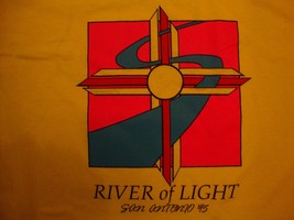 Vintage River Of Light Texas Light Brigade San Antonio 95 T Shirt Size XL - $15.83