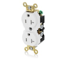 Leviton 5362-SGW 20-Amp 125-volt Industrial Grade Tamper-Resistant Duple... - $31.99