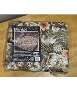 Vtg Owen Full/twin Blanket 72x90” Baby Cubs Tiger Leopard Jungle Safari NOS - $722.60 MXN