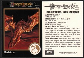 1991 TSR AD&amp;D Gold Border Fantasy Card #420 Jeff Easley Art Dragonlance ~ Dragon - £5.41 GBP