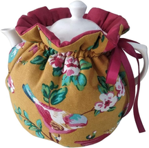 Tea Cosy, Cotton Vintage Floral Teapot Dust Cover Tea Cozies, Kitchen Home Decor - £15.30 GBP