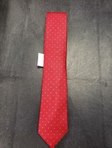 MSRP $55 Nautica Tie Red One Size Polka Dot - £9.37 GBP