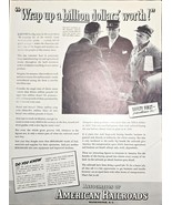 Association of American Railroads Billion Dollars Worth-1937 Vintage Pri... - $11.53