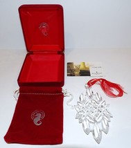 Exquisite Waterford Crystal Lismore Special Edition 4 5/8&quot; Ornament In Red Box - £89.00 GBP