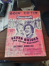 SEVEN BRIDES FOR SEVEN BROTHERS Sheet Music &quot;Goin&#39; Co-Tin&#39;&quot; Jane Powell  - $13.55 CAD