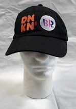 Dunkin Donuts BR Coffee Ice Cream Logo Baseball Hat Mens Black - £17.37 GBP